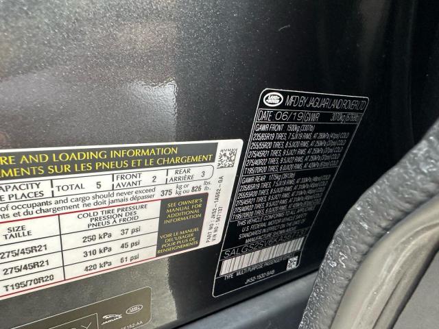 SALGS2SV6KA567137 - 2019 LAND ROVER RANGE ROVE HSE GRAY photo 10