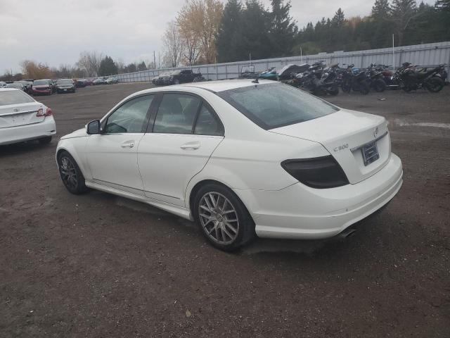 WDDGF81X39F356692 - 2009 MERCEDES-BENZ C 300 4MATIC WHITE photo 2