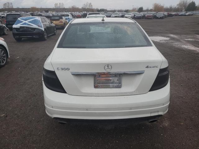 WDDGF81X39F356692 - 2009 MERCEDES-BENZ C 300 4MATIC WHITE photo 6