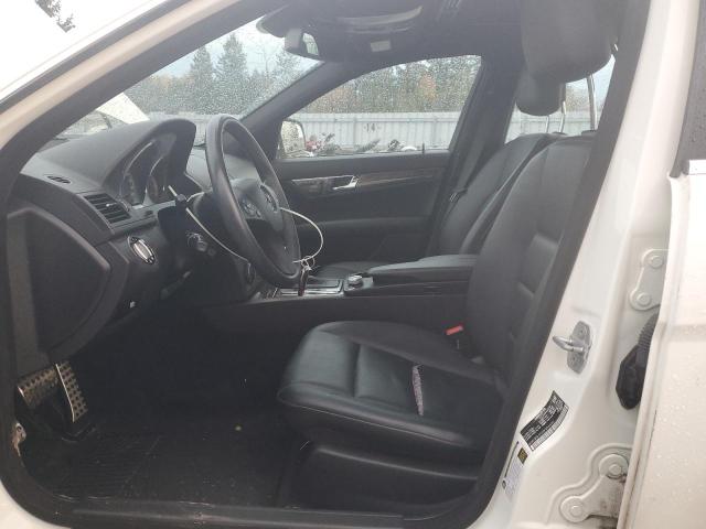 WDDGF81X39F356692 - 2009 MERCEDES-BENZ C 300 4MATIC WHITE photo 7