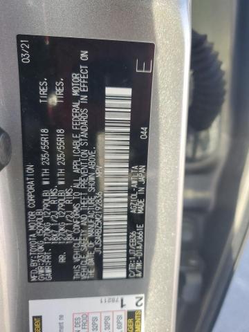 JTJSARBZ5M2192836 - 2021 LEXUS NX 300 BASE ვერცხლისფერი ფოტო 13