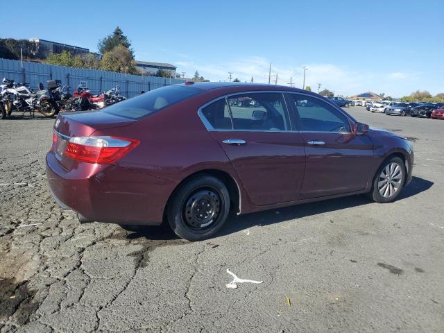 1HGCR2F83DA054860 - 2013 HONDA ACCORD EXL MAROON photo 3