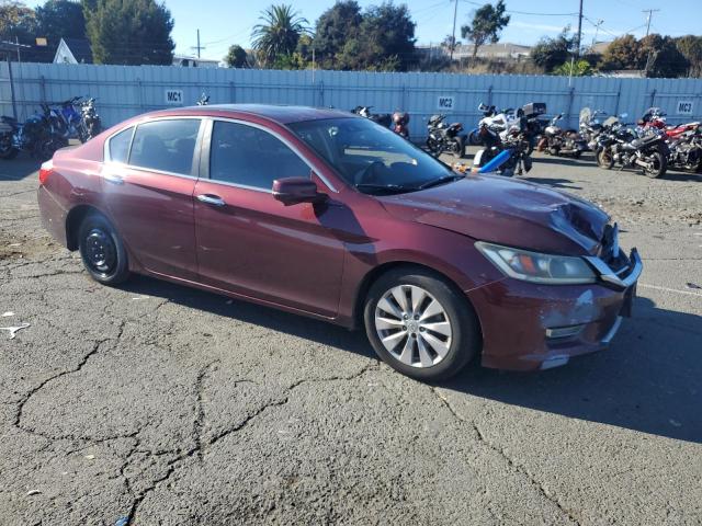 1HGCR2F83DA054860 - 2013 HONDA ACCORD EXL MAROON photo 4