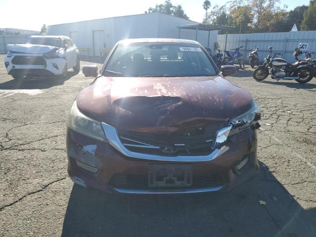 1HGCR2F83DA054860 - 2013 HONDA ACCORD EXL MAROON photo 5