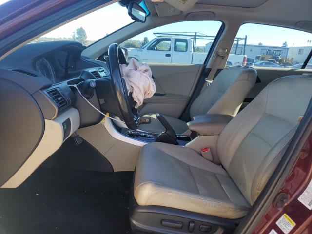 1HGCR2F83DA054860 - 2013 HONDA ACCORD EXL MAROON photo 7