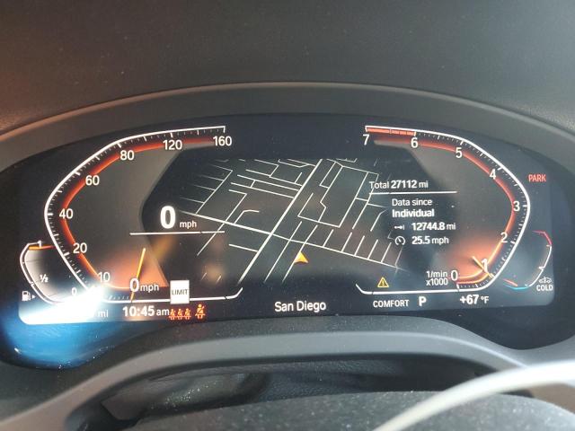 5UXTY3C0XM9G01213 - 2021 BMW X3 SDRIVE30I WHITE photo 9