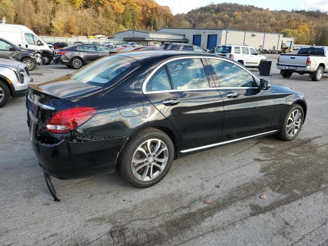 55SWF4KB4GU107027 - 2016 MERCEDES-BENZ C 300 4MATIC BLACK photo 3