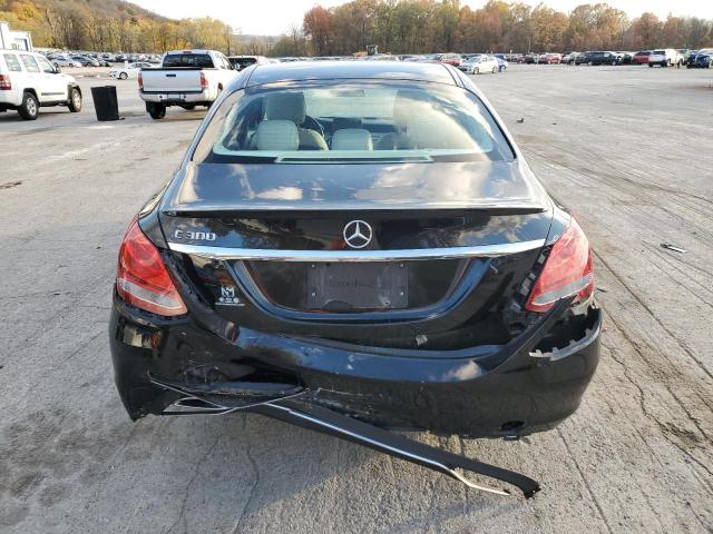 55SWF4KB4GU107027 - 2016 MERCEDES-BENZ C 300 4MATIC BLACK photo 6