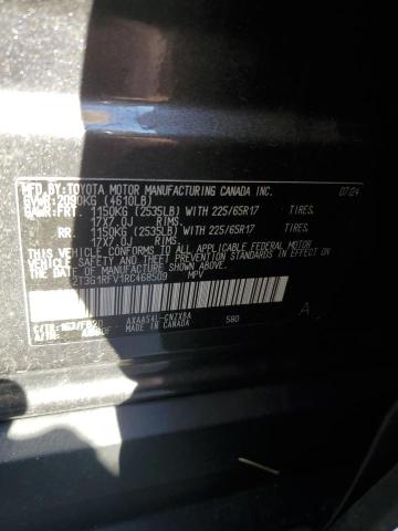 2T3G1RFV1RC468509 - 2024 TOYOTA RAV4 LE 灰色 照片 14