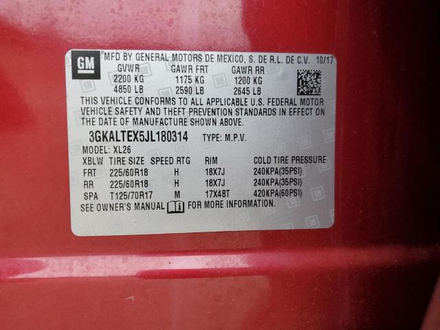 3GKALTEX5JL180314 - 2018 GMC TERRAIN SLE Qırmızı foto 13