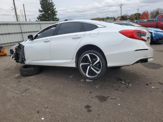 1HGCV2F31NA021924 - 2022 HONDA ACCORD SPORT Ақ фото 2
