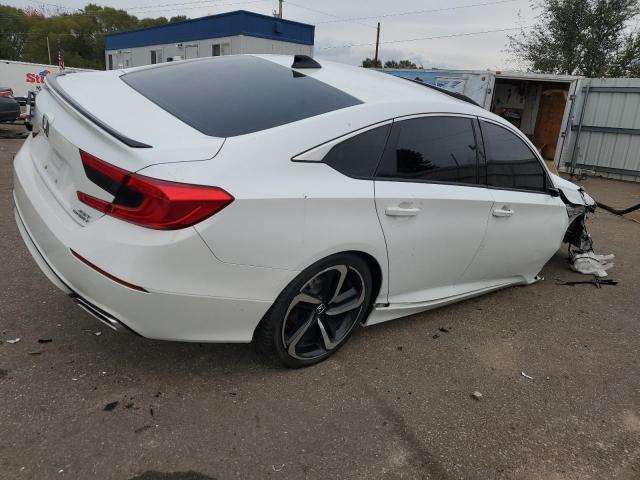 1HGCV2F31NA021924 - 2022 HONDA ACCORD SPORT Ақ фото 3