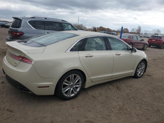 3LN6L2LU6FR604345 - 2015 LINCOLN MKZ HYBRID WHITE photo 3