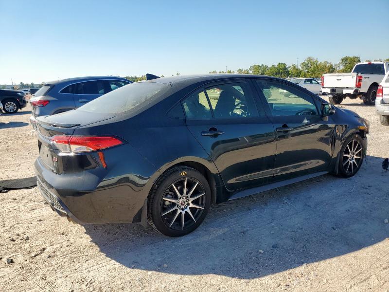 JTDS4MCE0MJ067502 - 2021 TOYOTA COROLLA SE BLACK photo 3