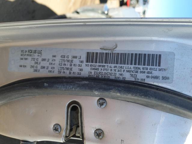 3C6UR5DL6HG702122 - 2017 RAM 2500 SLT ვერცხლისფერი ფოტო 12