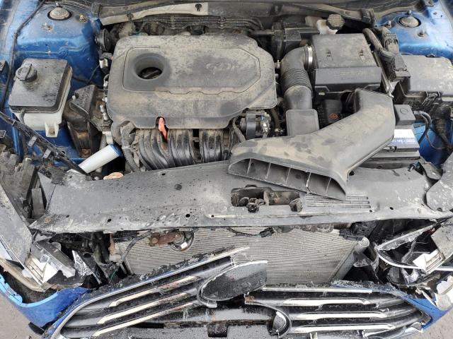 5NPE24AF4KH754910 - 2019 HYUNDAI SONATA SE Mavi foto 11
