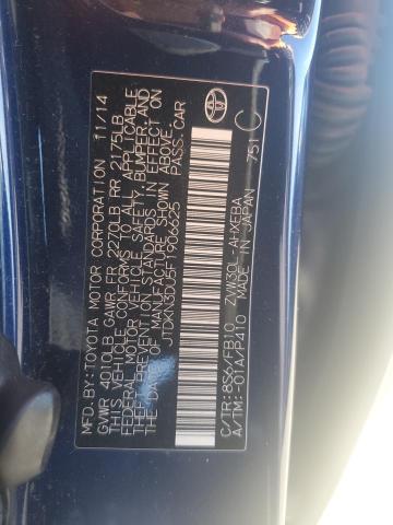 JTDKN3DU5F1906625 - 2015 TOYOTA PRIUS Blau Foto 12