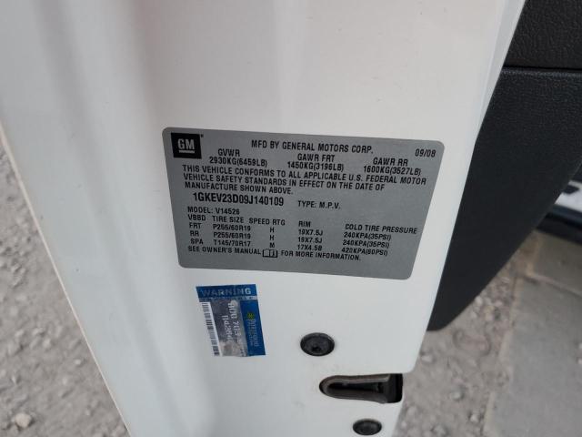 1GKEV23D09J140109 - 2009 GMC ACADIA SLT-1 白色 照片 13
