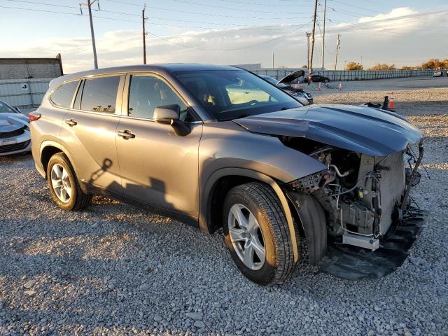 5TDKDRAH5PS521843 - 2023 TOYOTA HIGHLANDER L CHARCOAL photo 4