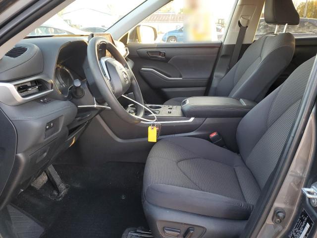 5TDKDRAH5PS521843 - 2023 TOYOTA HIGHLANDER L CHARCOAL photo 7
