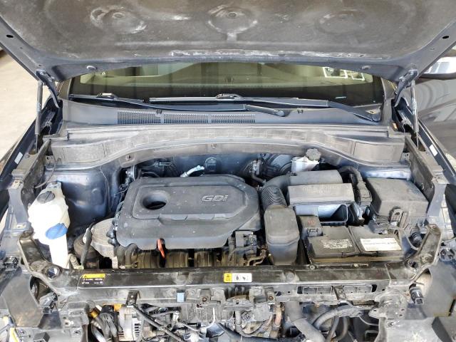 5XYZUDLB9HG387220 - 2017 HYUNDAI SANTA FE S BLUE photo 12