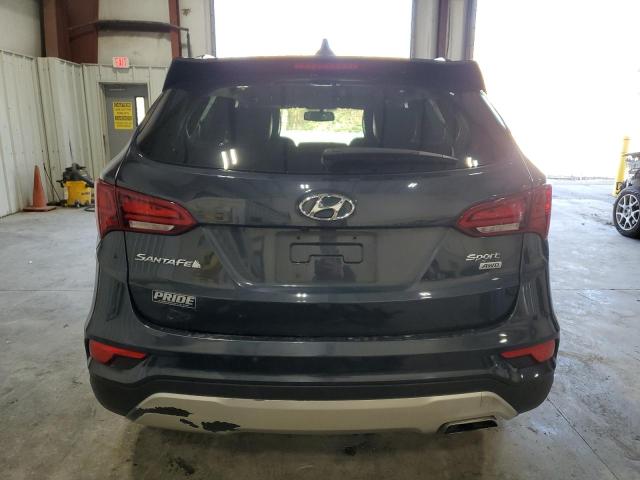 5XYZUDLB9HG387220 - 2017 HYUNDAI SANTA FE S BLUE photo 6