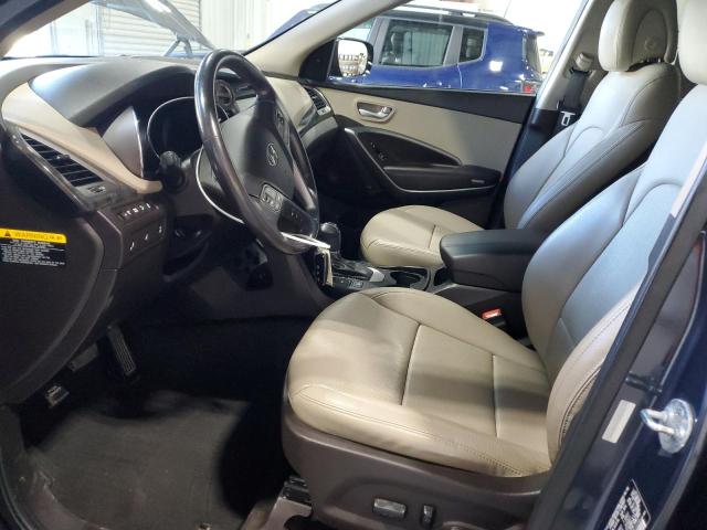 5XYZUDLB9HG387220 - 2017 HYUNDAI SANTA FE S BLUE photo 7
