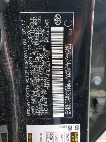JTNB11HK4J3019468 - 2018 TOYOTA CAMRY L შავი ფოტო 13