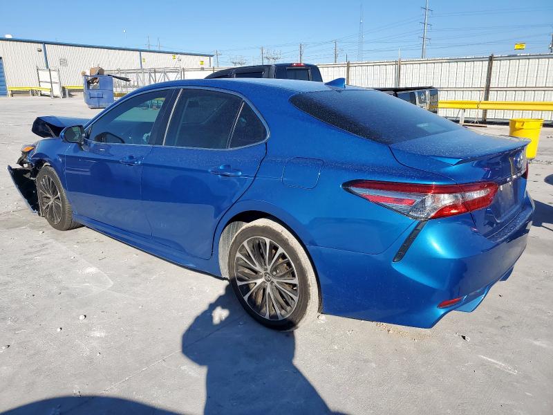 4T1B11HK8KU191661 - 2019 TOYOTA CAMRY L BLUE photo 2