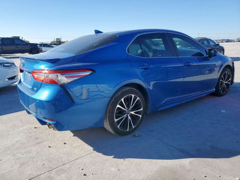 4T1B11HK8KU191661 - 2019 TOYOTA CAMRY L BLUE photo 3