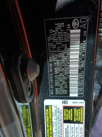 2T1BURHE4FC478096 - 2015 TOYOTA COROLLA L BLACK photo 13