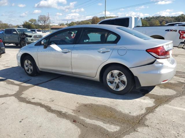 19XFB2F57FE018840 - 2015 HONDA CIVIC LX ვერცხლისფერი ფოტო 2