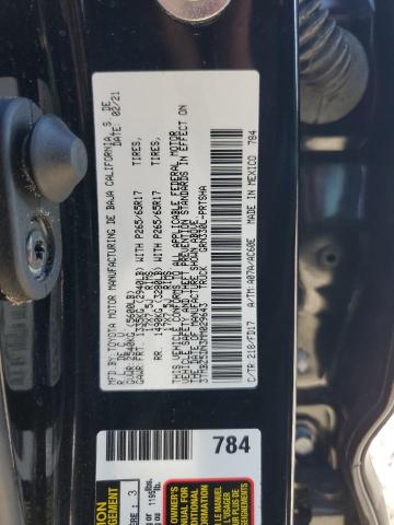 3TMBZ5DN3MM029643 - 2021 TOYOTA TACOMA DOUBLE CAB BLACK photo 13