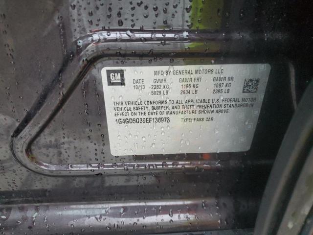 1G4GD5G39EF130973 - 2014 BUICK LACROSSE PREMIUM GRAY photo 12