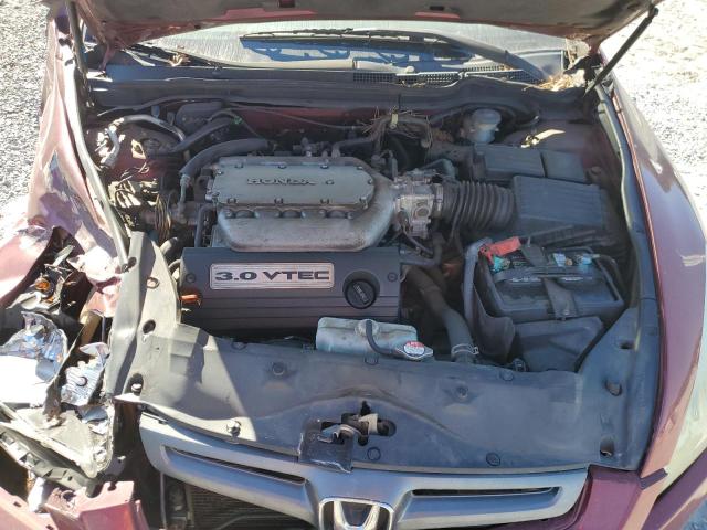 1HGCM665X3A090376 - 2003 HONDA ACCORD EX BURGUNDY photo 11