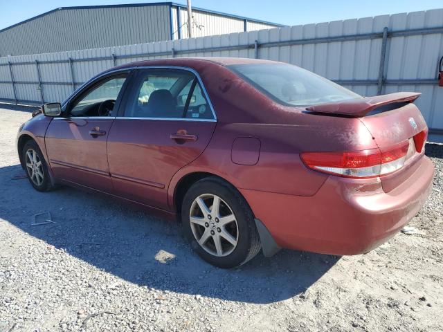 1HGCM665X3A090376 - 2003 HONDA ACCORD EX BURGUNDY photo 2