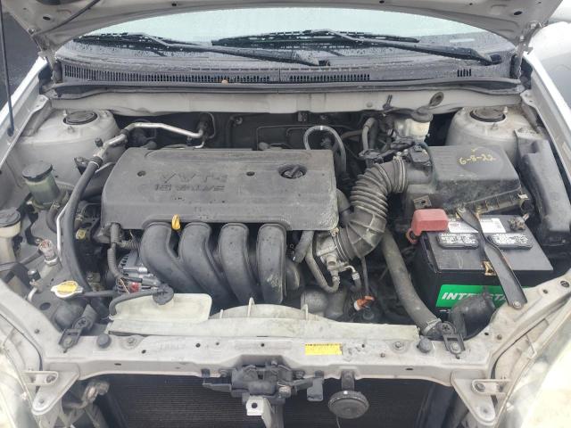 1NXBR32E07Z765586 - 2007 TOYOTA COROLLA CE ვერცხლისფერი ფოტო 11