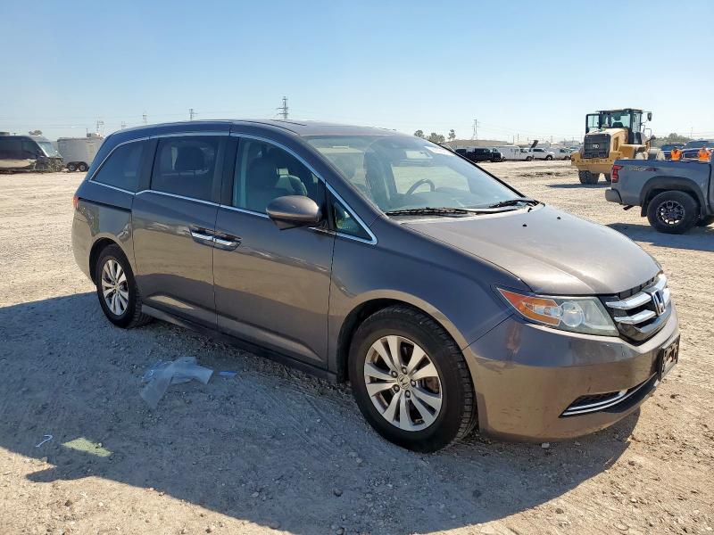 5FNRL5H60FB034809 - 2015 HONDA ODYSSEY EXL GRAY photo 4