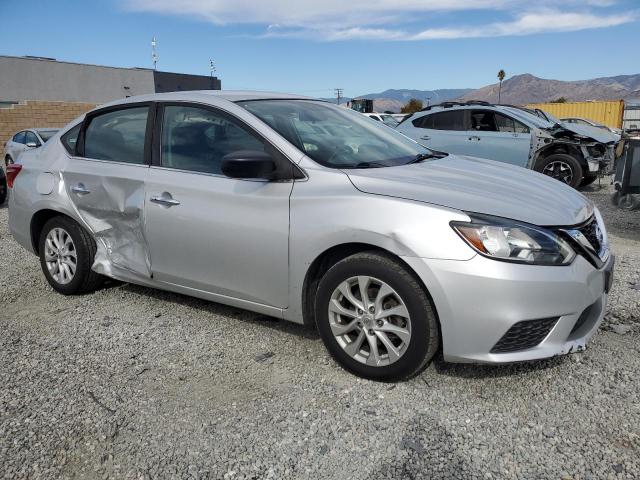 3N1AB7AP1KL613420 - 2019 NISSAN SENTRA S SILVER photo 4