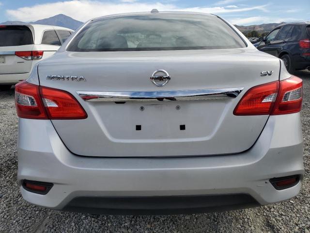 3N1AB7AP1KL613420 - 2019 NISSAN SENTRA S SILVER photo 6