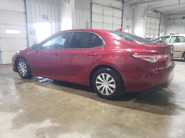 4T1B31HK1KU509646 - 2019 TOYOTA CAMRY LE BURGUNDY photo 2