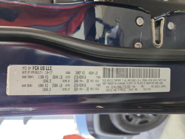 3C4NJDAB6JT191535 - 2018 JEEP COMPASS SPORT Mavi fotoğraf 13