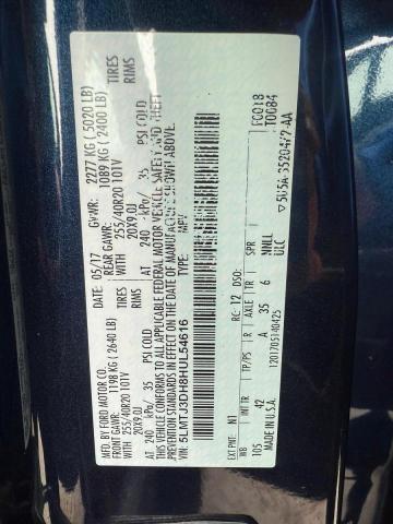 5LMTJ3DH8HUL54616 - 2017 LINCOLN MKC RESERVE BLUE photo 10