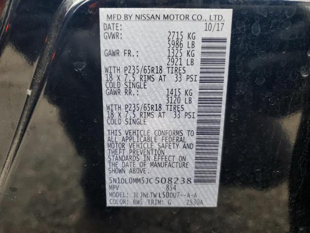 5N1DL0MM5JC508238 - 2018 INFINITI QX60 BLUE photo 13