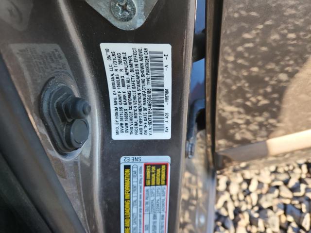 19XFA1F64AE064186 - 2010 HONDA CIVIC LX-S GRAY photo 12
