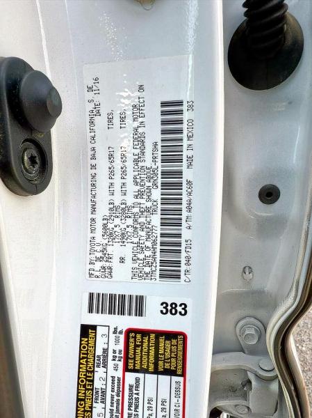 3TMCZ5AN4HM062777 - 2017 TOYOTA TACOMA DOUBLE CAB Ağ foto 10