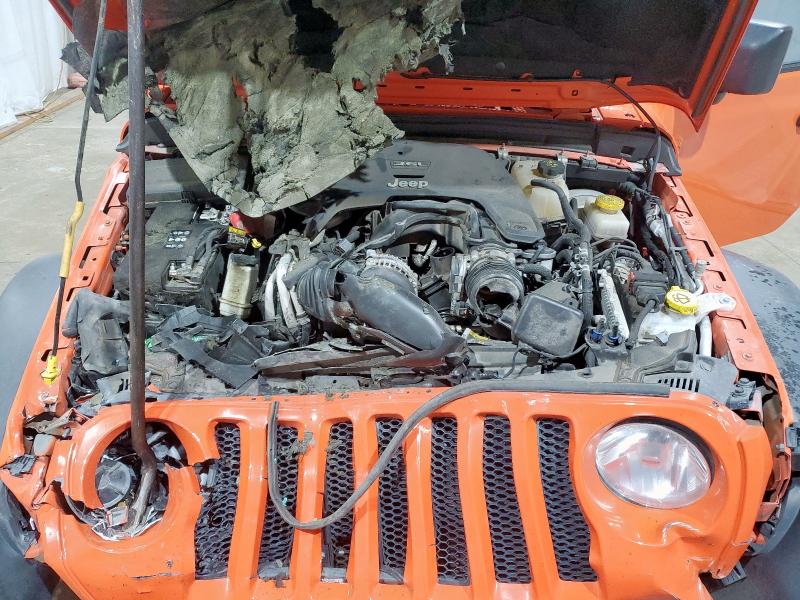 1C4HJXDG4LW141882 - 2020 JEEP WRANGLER U SPORT ORANGE photo 11