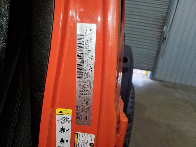 1C4HJXDG4LW141882 - 2020 JEEP WRANGLER U SPORT ORANGE photo 12