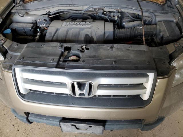 5FNYF18748B017809 - 2008 HONDA PILOT EXL ოქროსფერი ფოტო 12