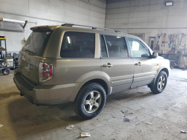 5FNYF18748B017809 - 2008 HONDA PILOT EXL ოქროსფერი ფოტო 3